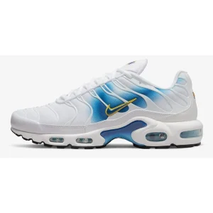 Nike Air Max Plus Spray Paint Swoosh White Blue