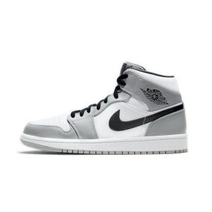 Jordan 1 Mid Light Smoke Grey